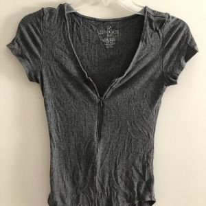 Zipper up bodysuit from American eagle